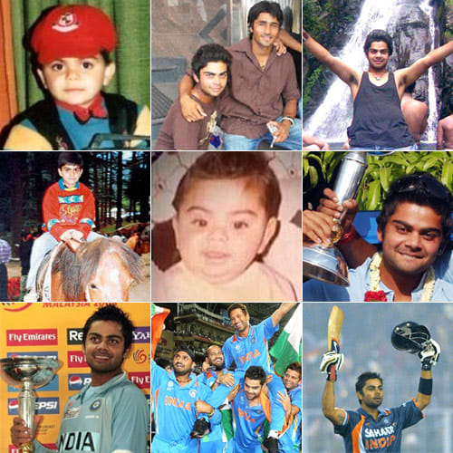 Unseen Pics Of Indian Team Test Captain Virat Kohli
