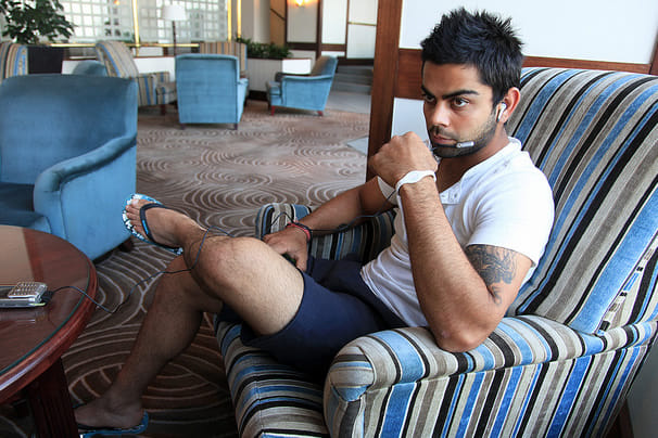 Unseen Pics Of Indian Team Test Captain Virat Kohli