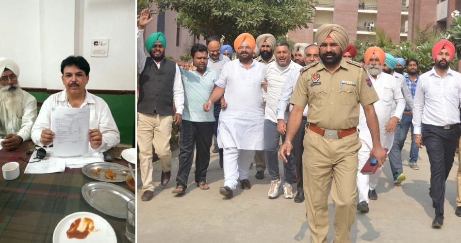 Akali leader Yogesh bhandari arrest in a case of fraud in gurdaspur