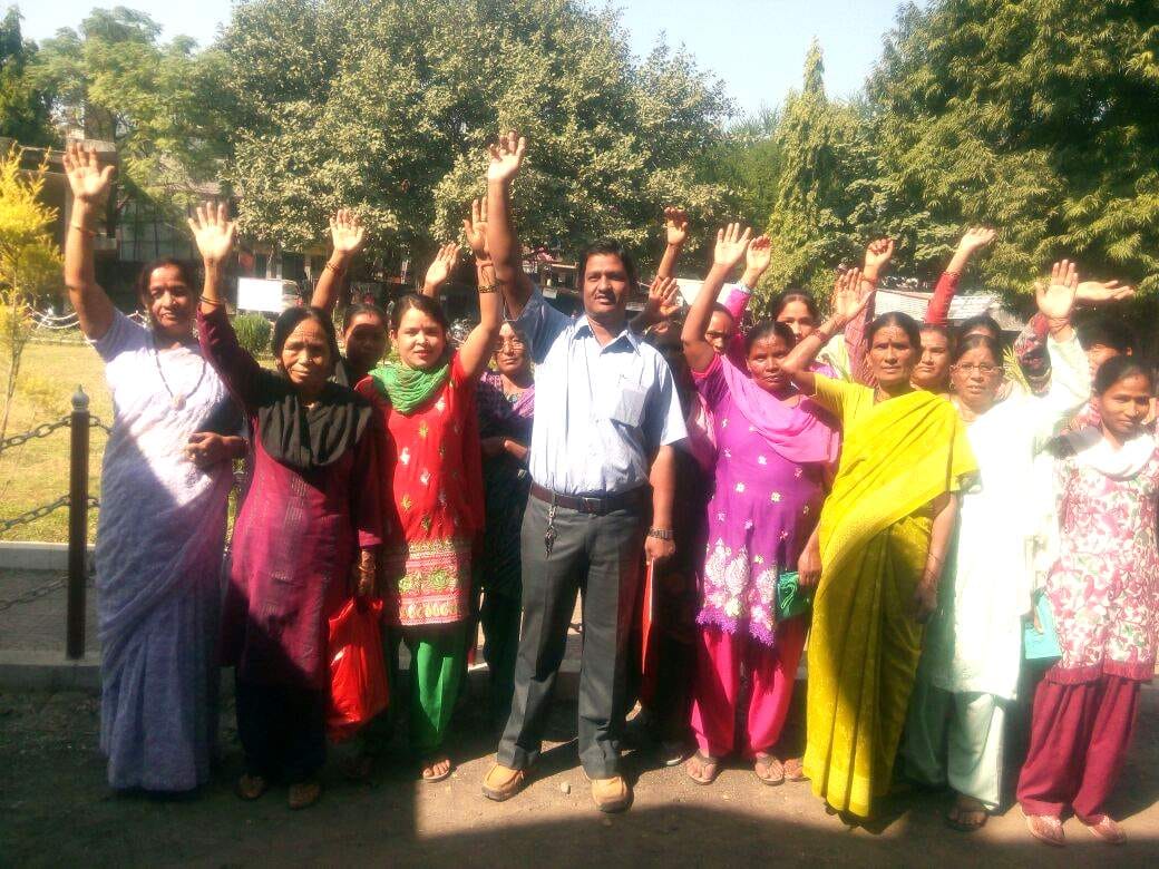 Angry villagers in possession of the land mafia.