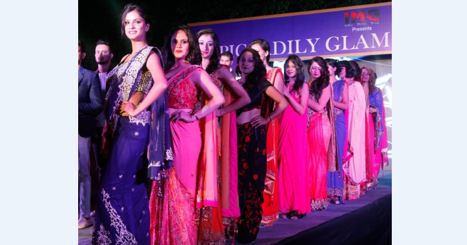 new models ramp walk at chandigarh in a fashion show