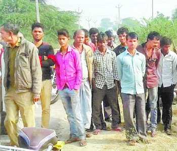 The three young men killed in accident