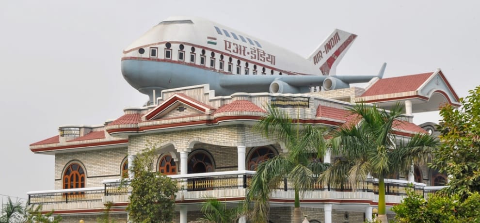Let's see the village, where each and every house has plane