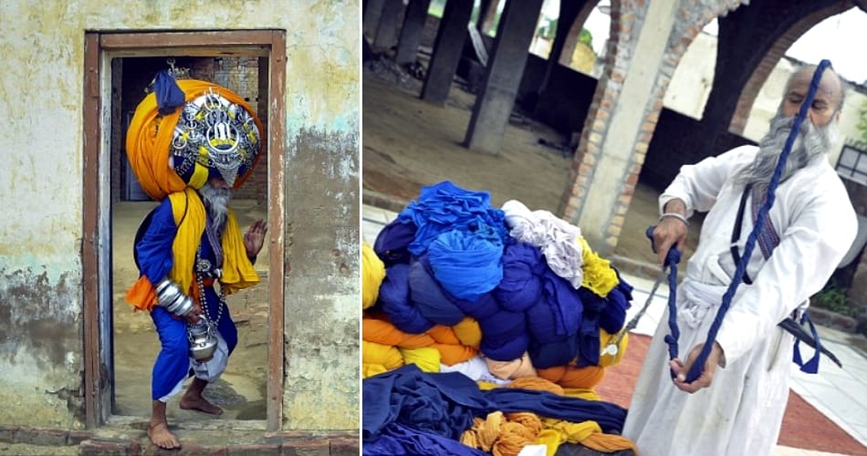 Avtar Singh Mauni wears the world's heaviest and longest turban