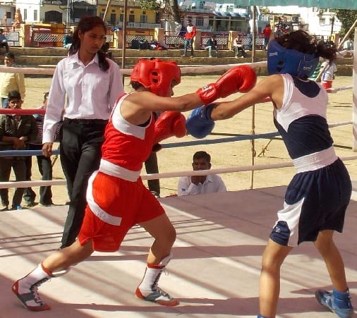 Bageshwar provincial boxing semifinal