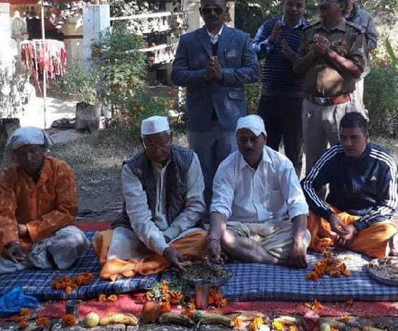 Bhadrakali worshiped by the Speaker