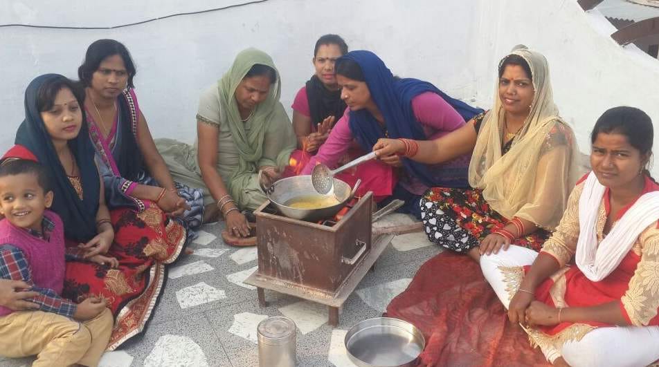 Chhath observed sing kharna