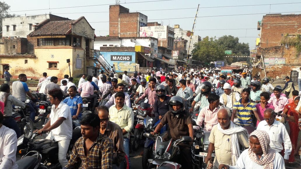 Crossing jammed 