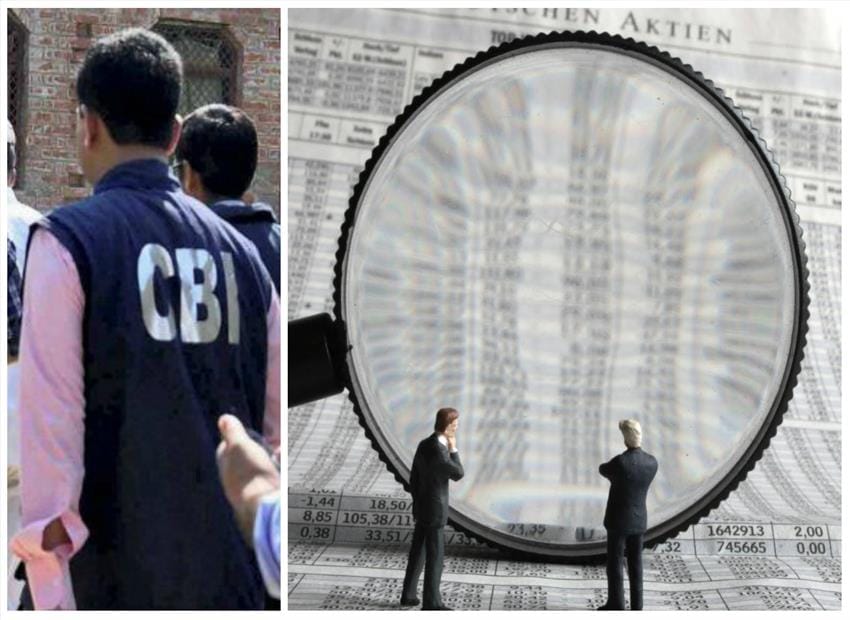 officer cought red-handed accepting bribe in cbi raids 
