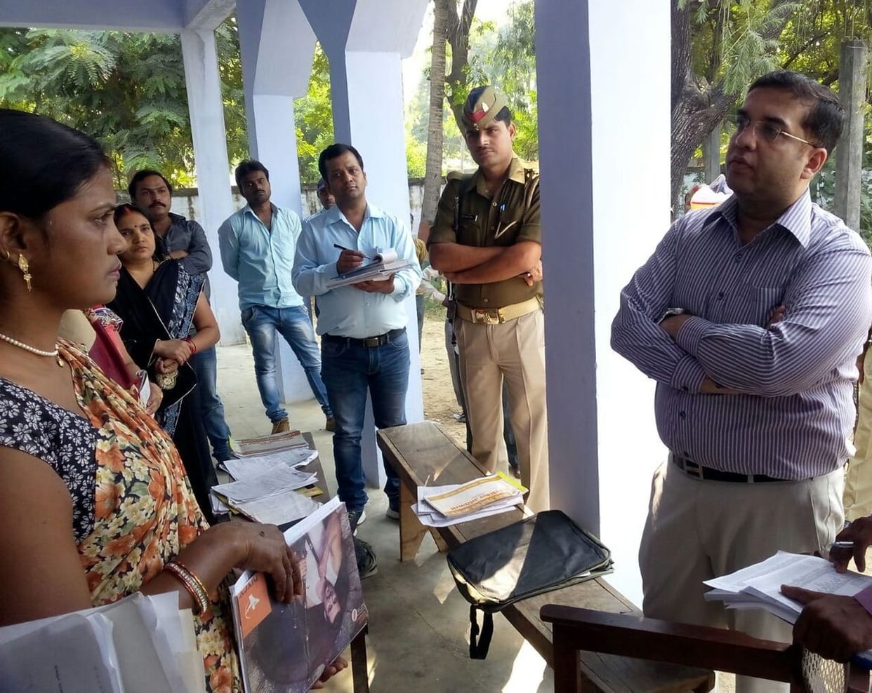 action on 10 on carelessness in election work