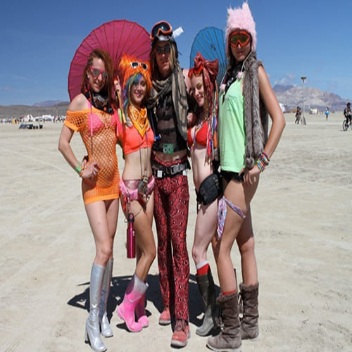 notorious and famous Burning Man Festival