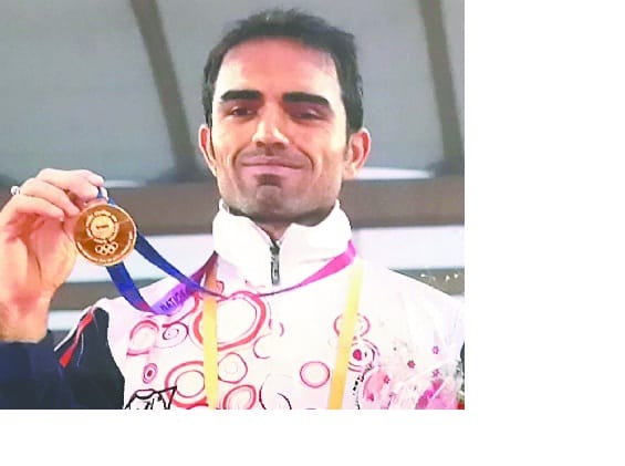 Gurmeet happy atmosphere on the Khel Ratna