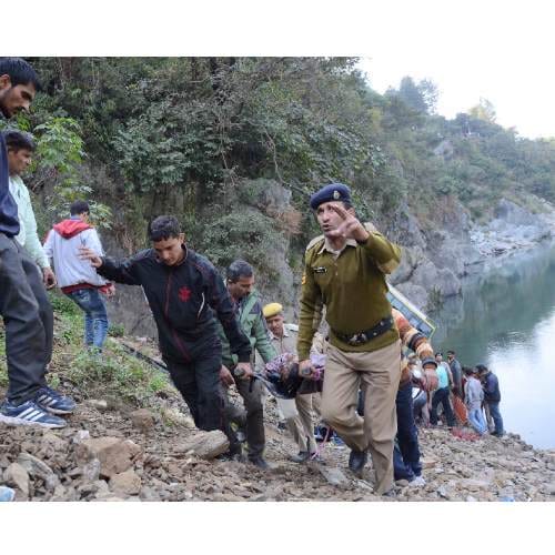 17 Died in Private Bus Accident at Mandi Himachal Pradesh