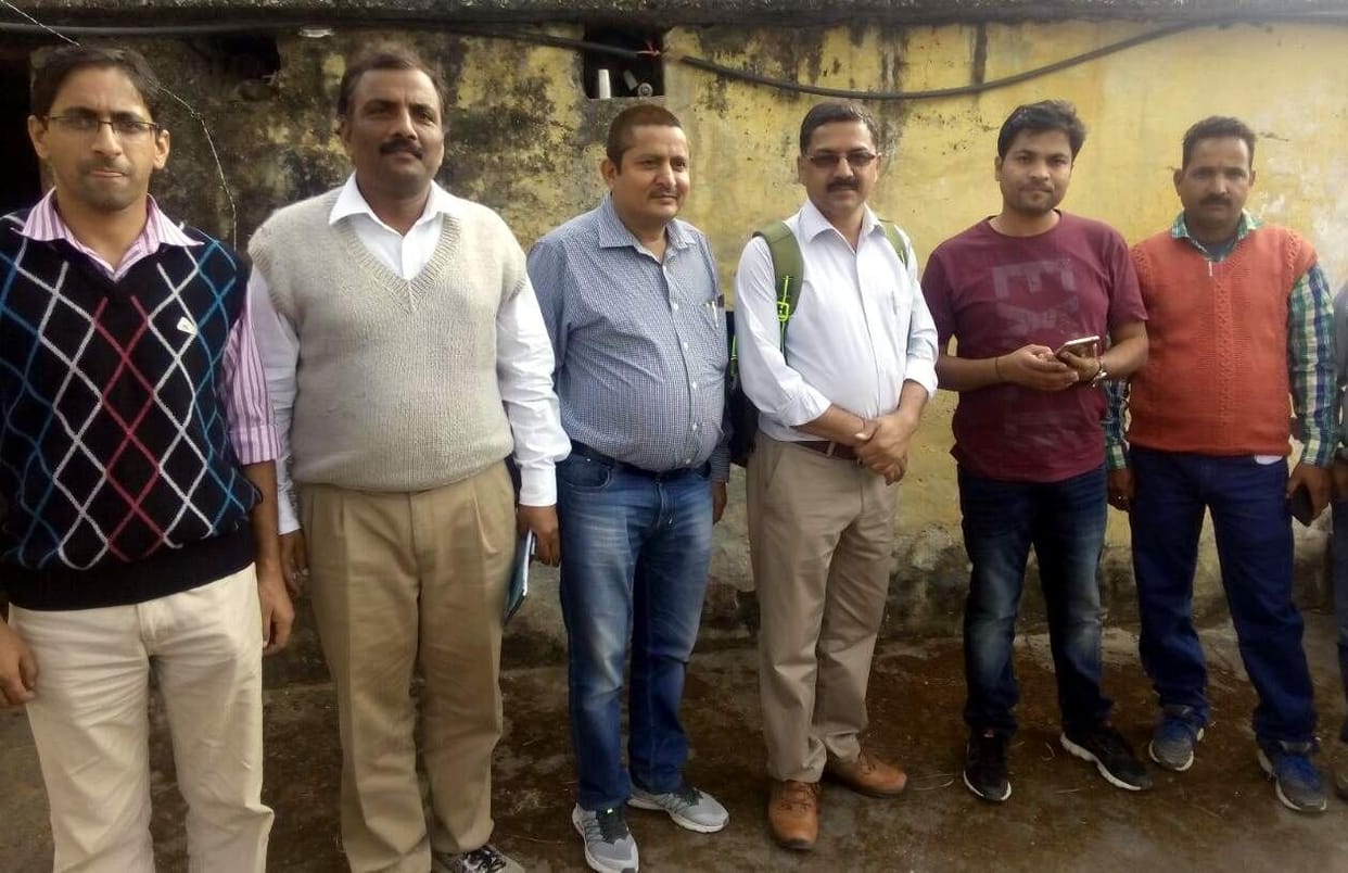 offcier first time reached in uttarakhand village.