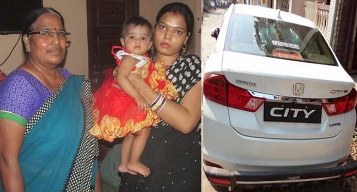 mother-in-law gift car after daughter birth