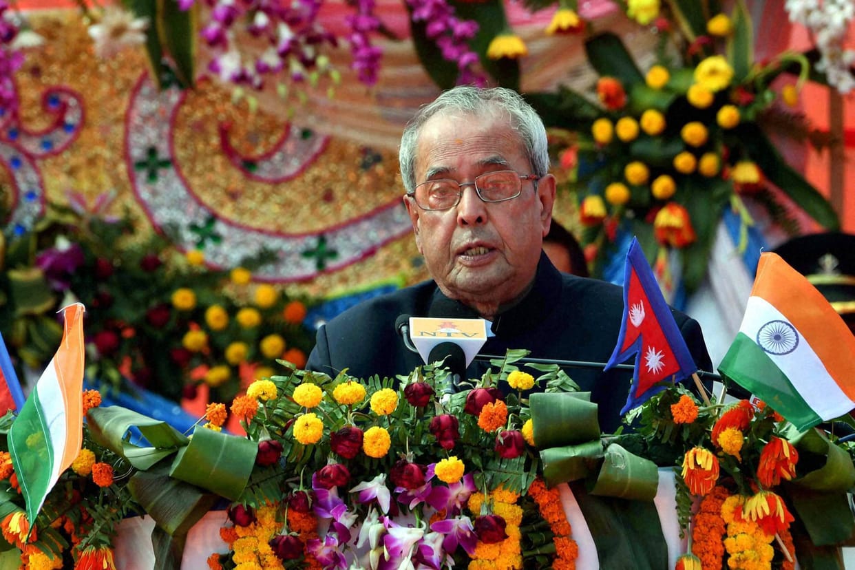 India and Nepal to resolve disputes as family said Pranab Mukherjee 