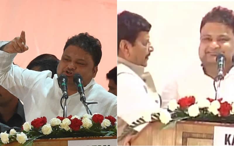 shivpal shows anger on akhilesh suporter javed abidi