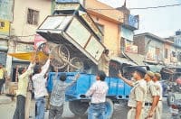 Street vendors, municiipal corporation, out, road free, karnal