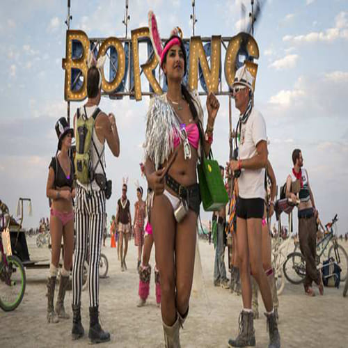 notorious and famous Burning Man Festival