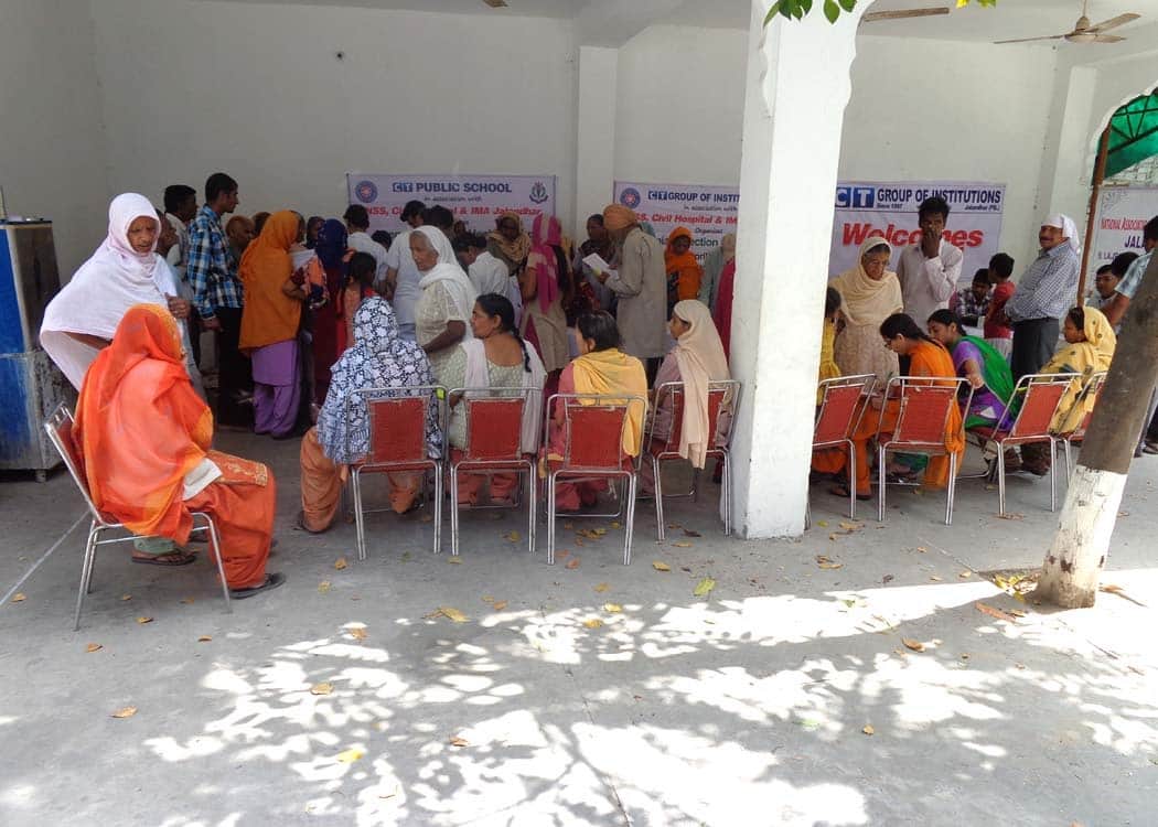 unique village, people donate blood before every work