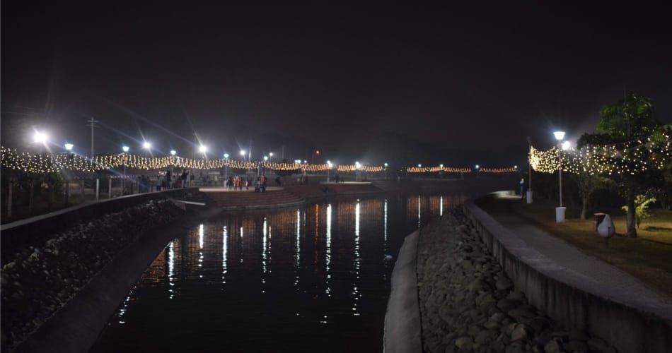 Chhath Puja Begins in chandigarh, sector 42 news lake is ready