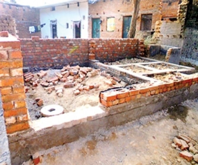 bad condition of winter shelter  