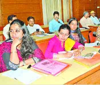 New officers learned the workings