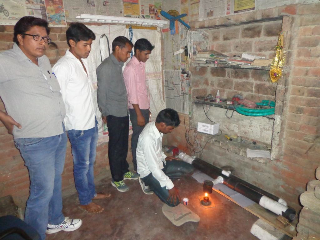 inter pass student made smoker control machine