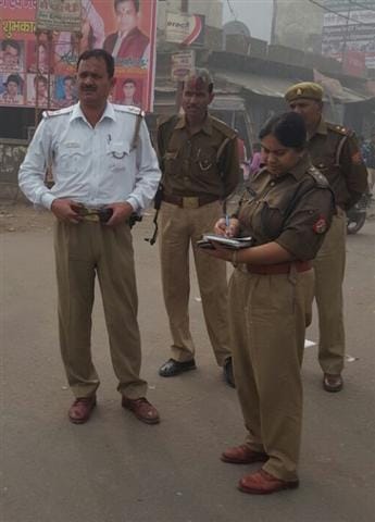 Outlined for Traffic Control