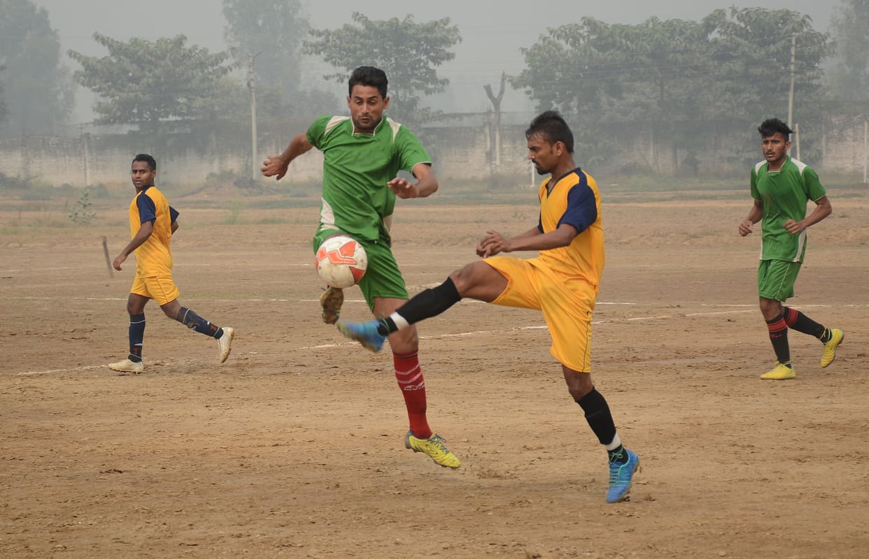 Nepali farm, Bibifs, PG college and won the match FC Sportn
