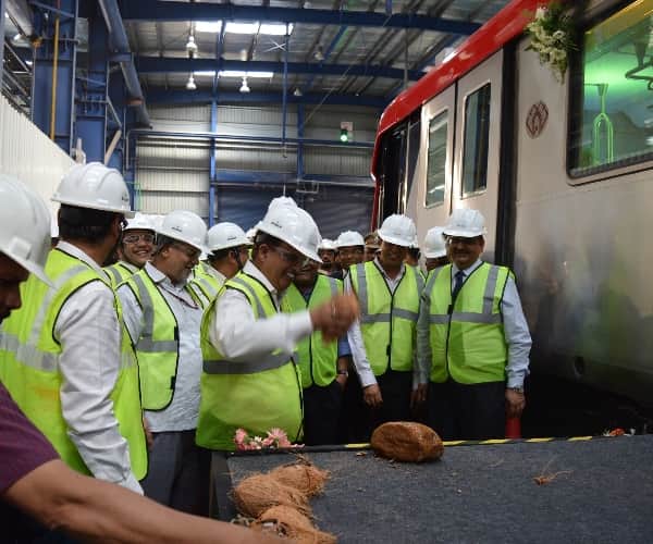  Metro train trial prepration completed.
