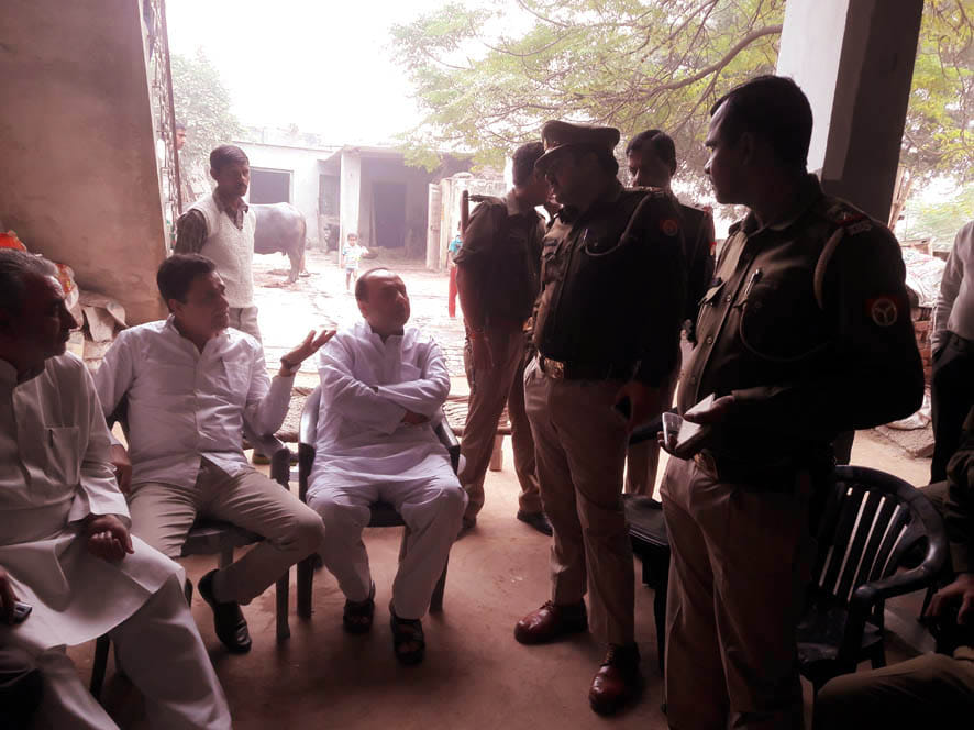 Legislators  returned from the village Mcri