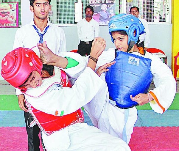 showed potential in Taekwondo competition 