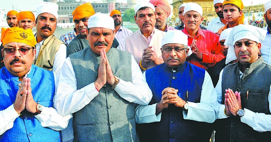 Ravi Shankar Prasad, Golden temple, amritsar