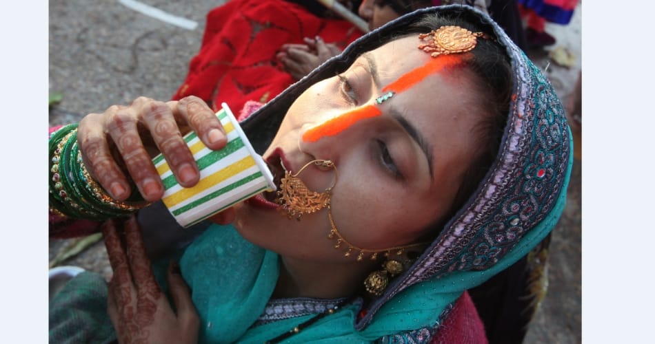 Chath pooja in chandigarh at sector 42 new lake