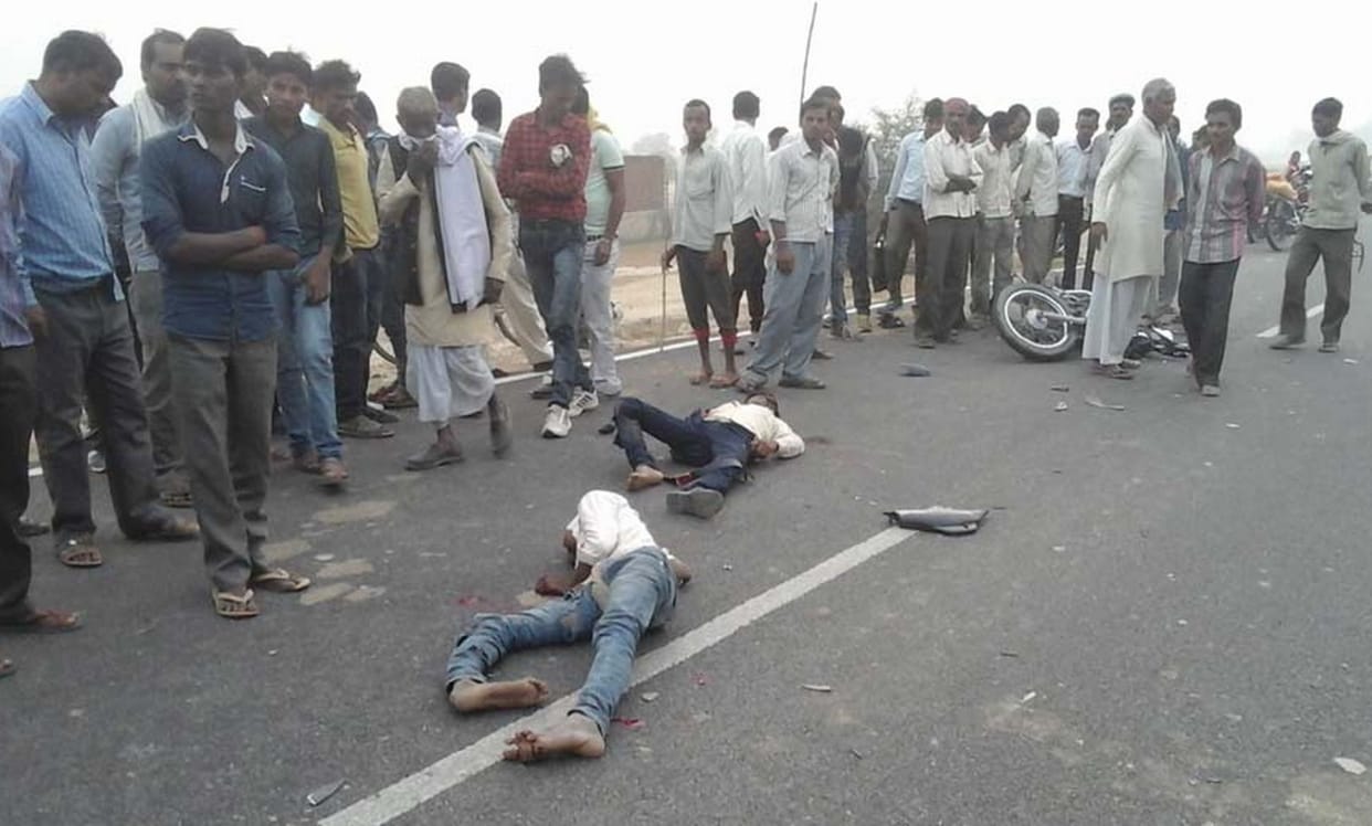 Two brothers killed in a road accident bike rider