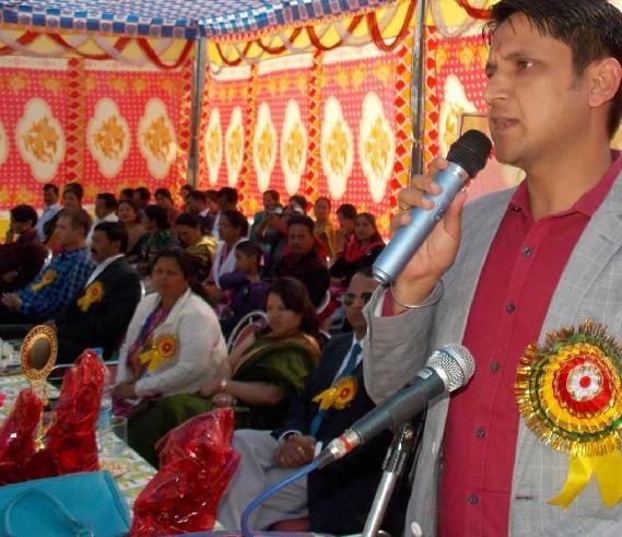 Addressing DM Mangesh Gildiyal.