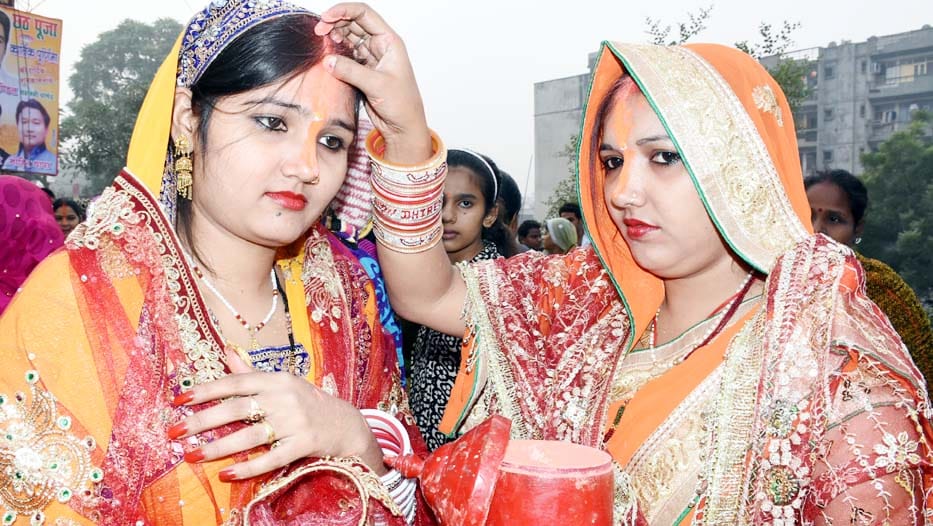 chhat pooja third day leaved vrat