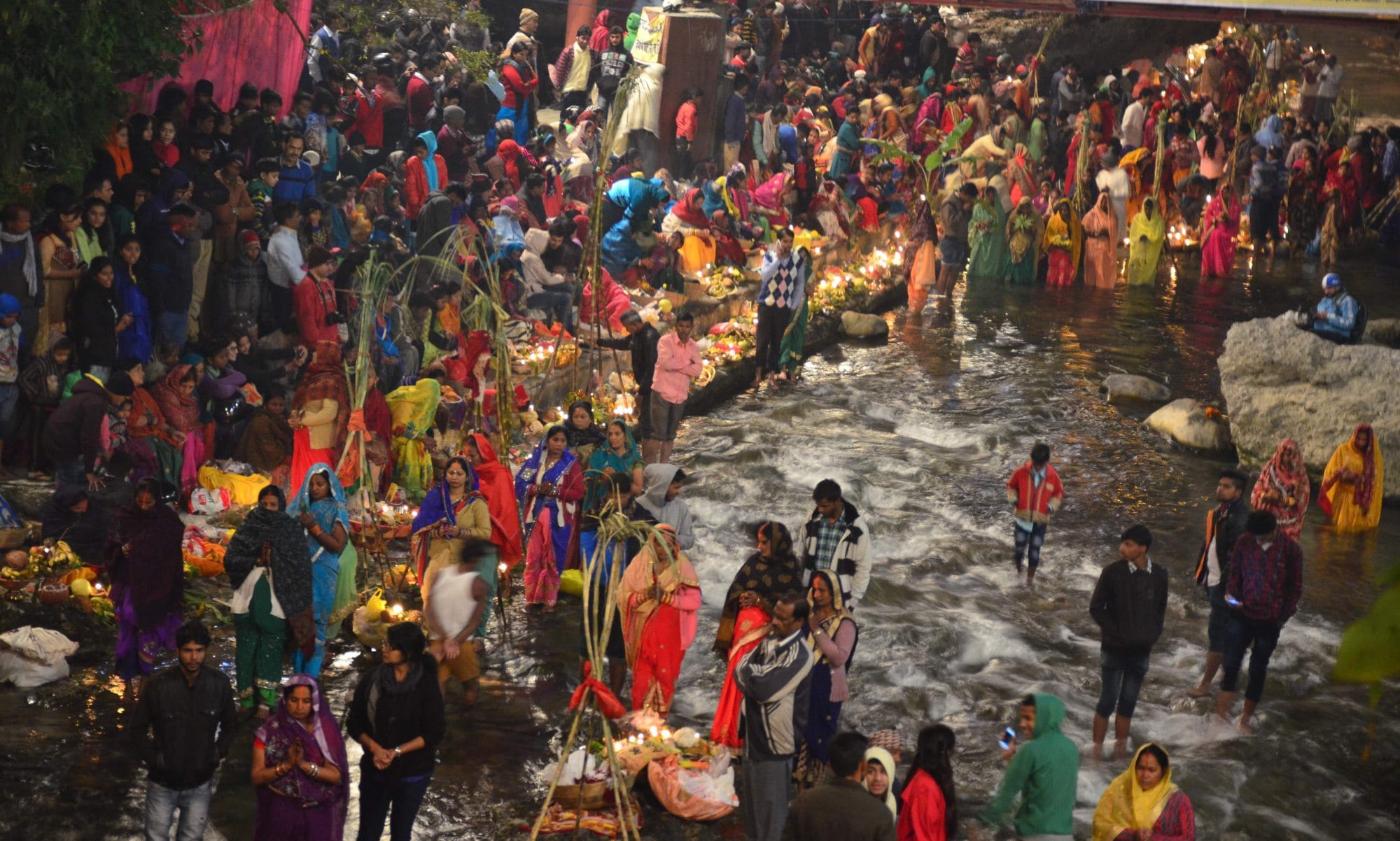 chhath puja photos in uttarakhand.