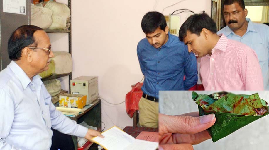 pan chewing met accountant and fined by dm
