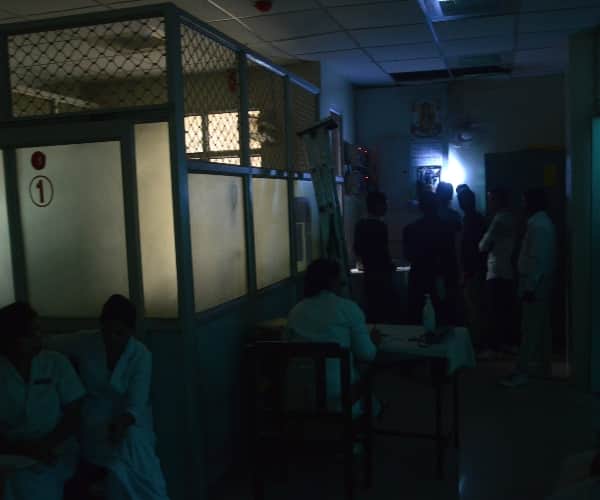 Fire in civil hospital in Lucknow.