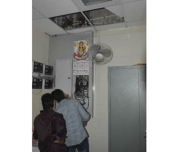 Fire in civil hospital in Lucknow.