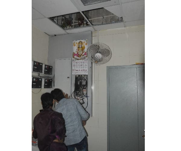 Fire in civil hospital in Lucknow.