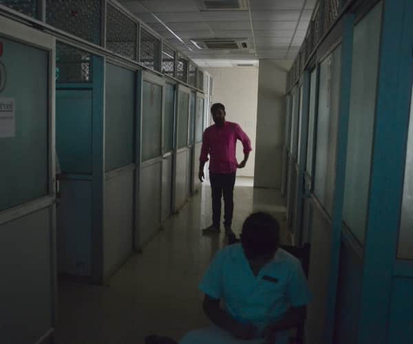 Fire in civil hospital in Lucknow.