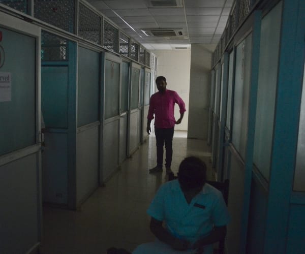 Fire in civil hospital in Lucknow.