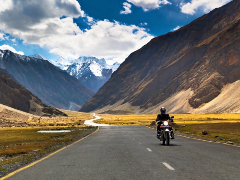 LADDAKH IS THE MOST PREFERRED DESTINATION FOR BIKE RIDING TRIPS