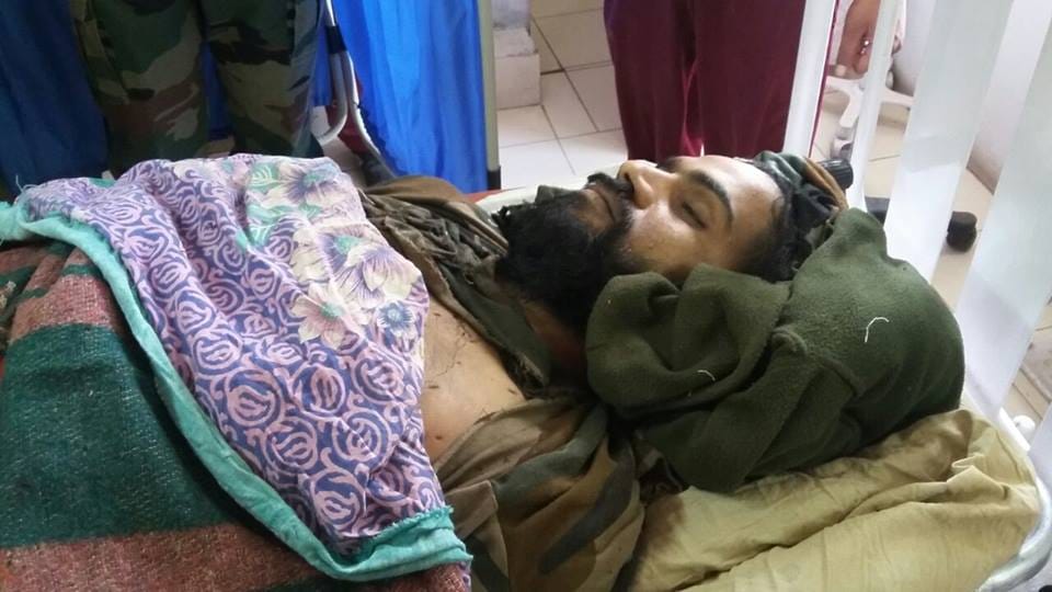 first photo of martyr gursewak singh after death in firing from pakistan in poonch