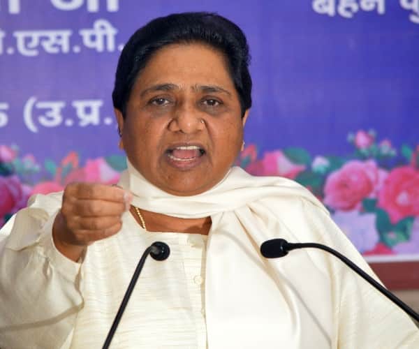 Mayawati takes on BJP.
