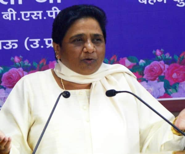 Mayawati takes on BJP.