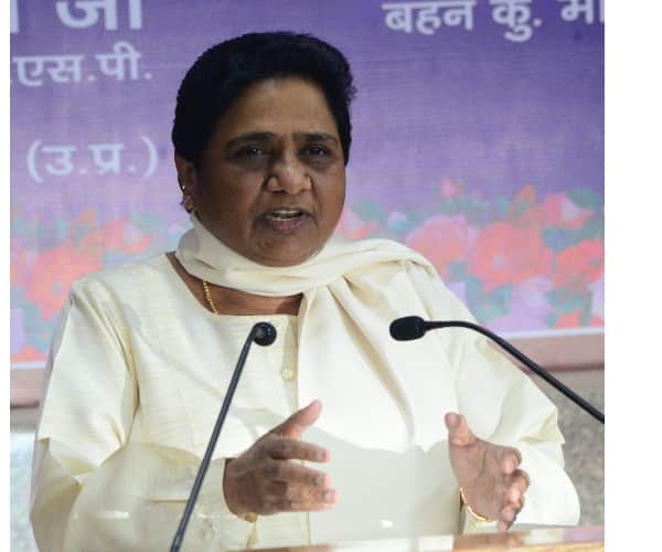 Mayawati takes on BJP.